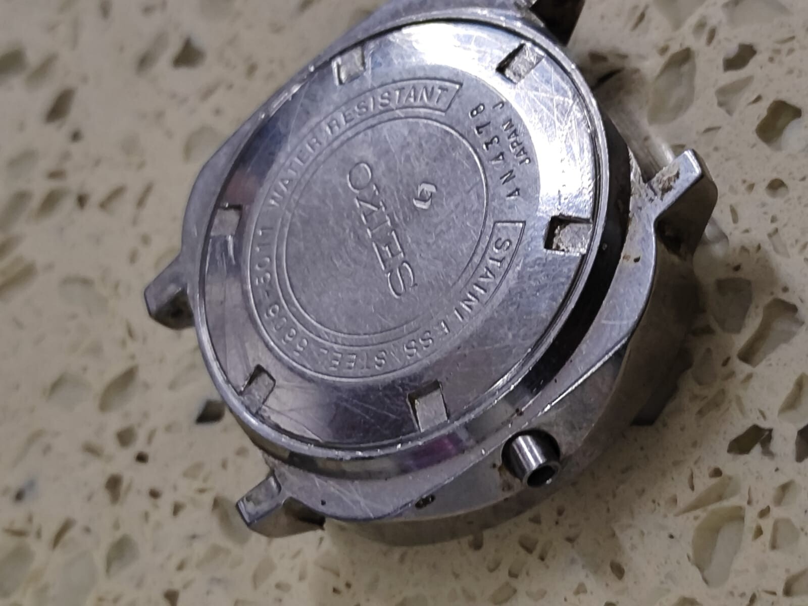 SEIKO LM (LORD MATIC) REF 5606-5011 Part Steel CASE & Back Case Used