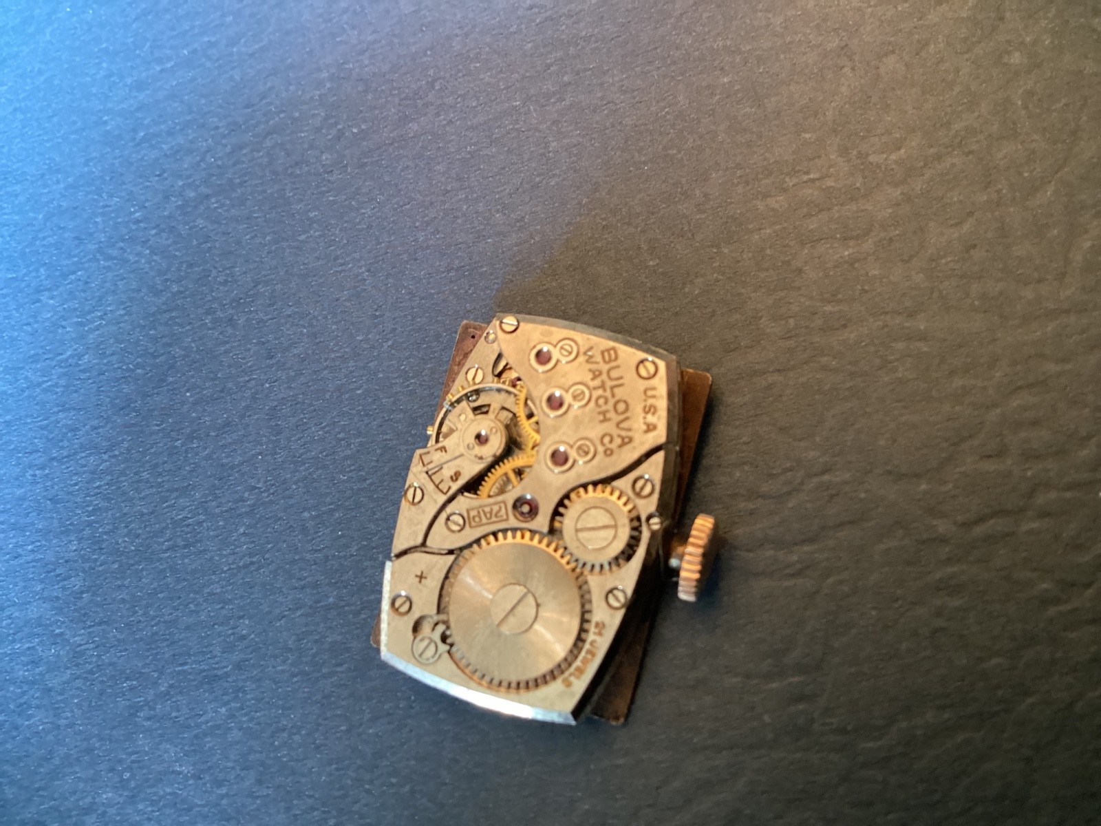 BULOVA WRIST WATCH MOVEMENT USA 7AP 21j 17.6×25.1mm (QN2)