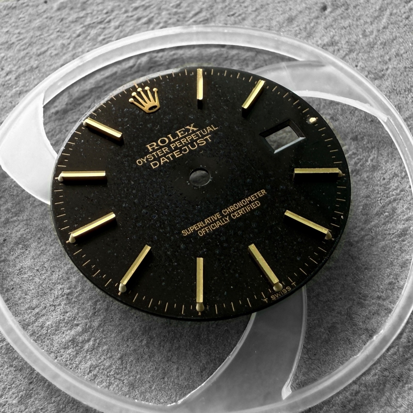 Vintage Rolex Datejust 16233 16013 16018 Factory Black Tropical Night Sky Stars