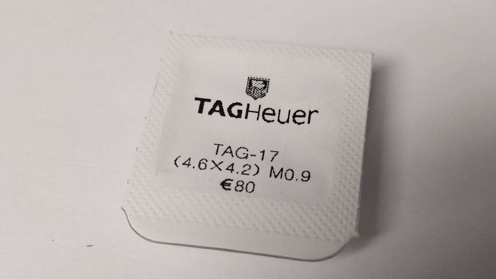 Tag Heuer CROWN and TUBE 4.6×4.2mm M0.9, Tag-17 (YELLOW) New/Sealed