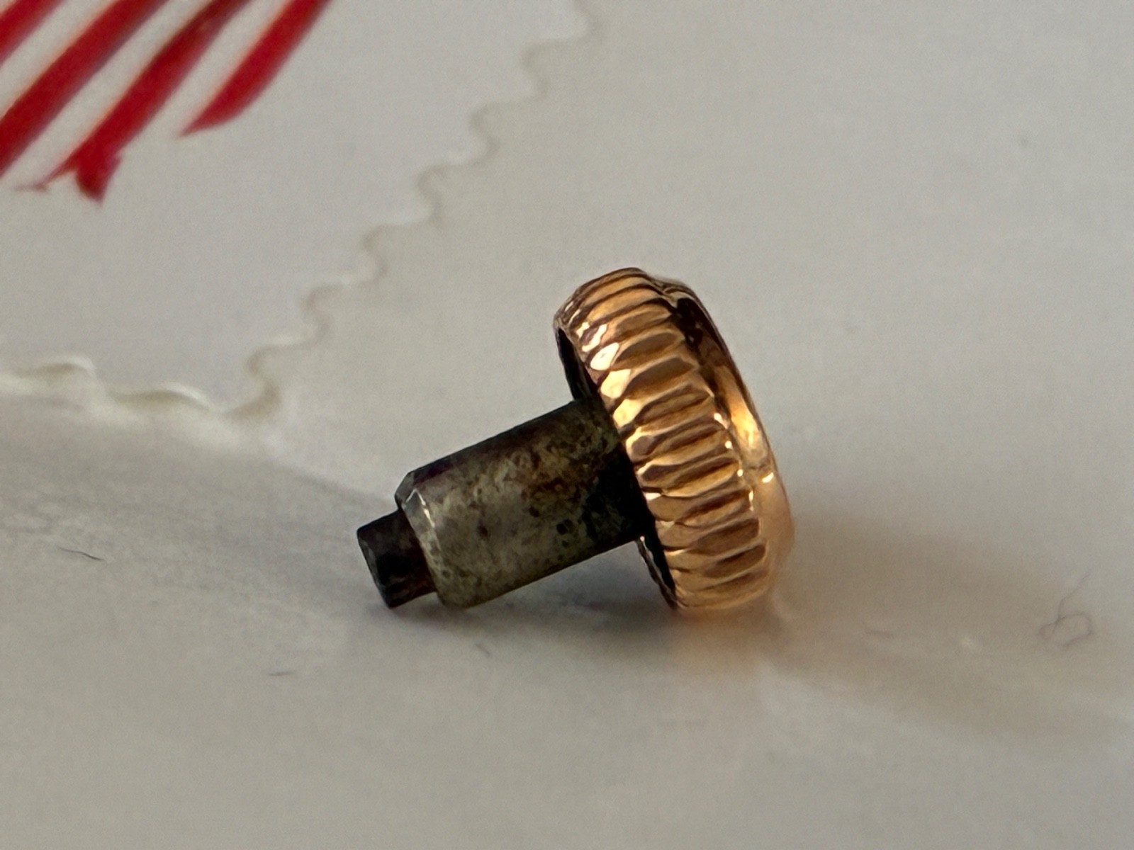 Rolex Bubbleback 5.5mm Rose Pink Gold Crown 1940s