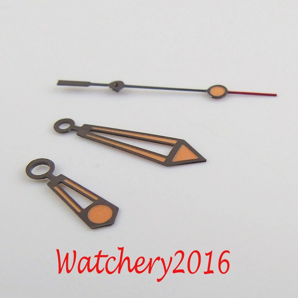 White Luminous Red Orange Blue Watch Hands fit NH35A NH36A Movement