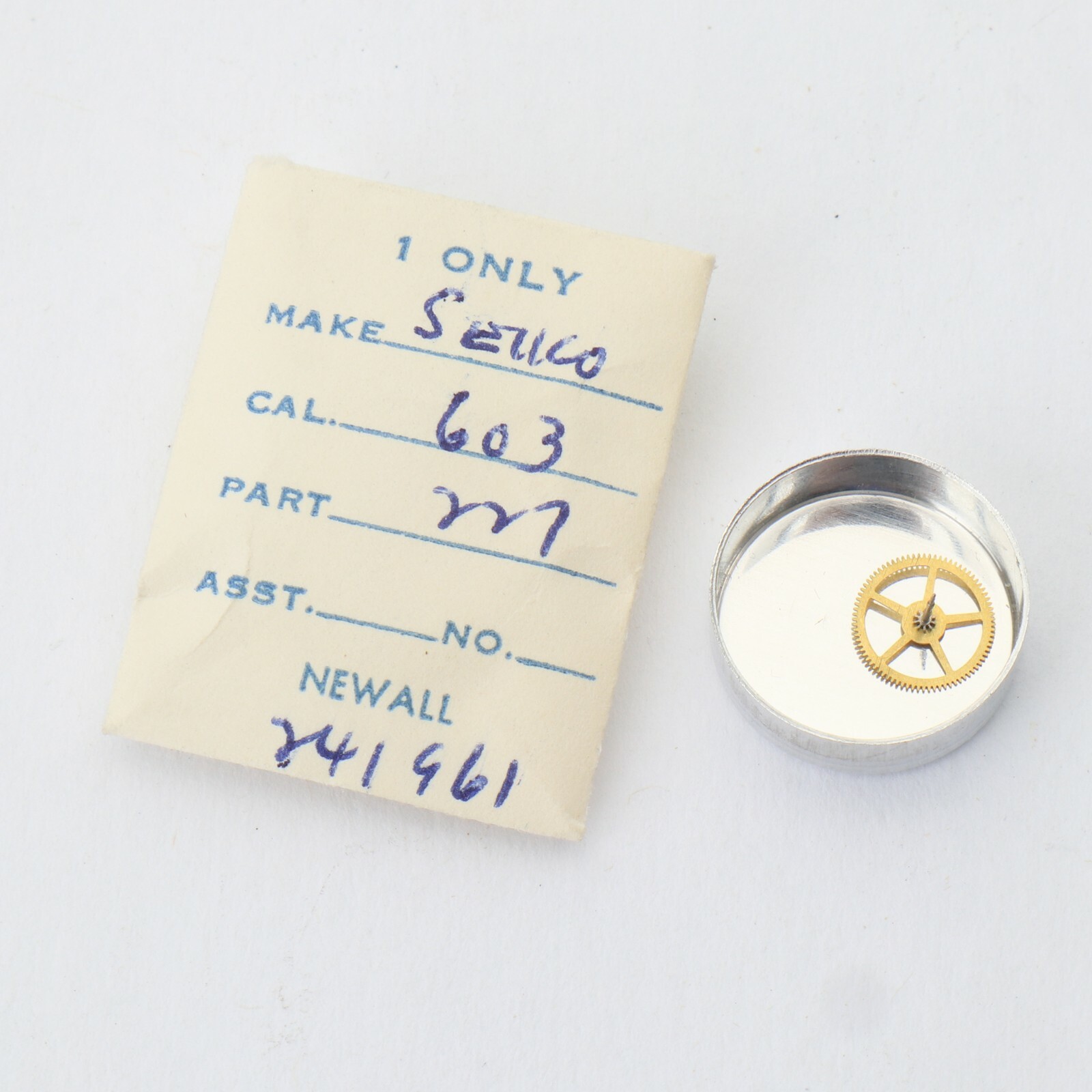 Genuine NOS Seiko 241961 Fourth Wheel & Pinion For Seiko 6201B Watch Part (C2D7)