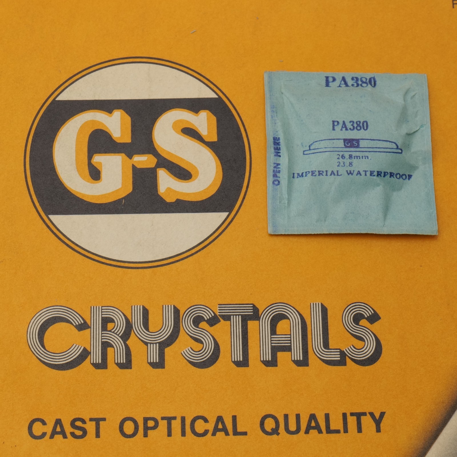 G-S Acrylic Watch Acrylic Crystal PA380 For Imperial – 26.8mm (PA1D10)