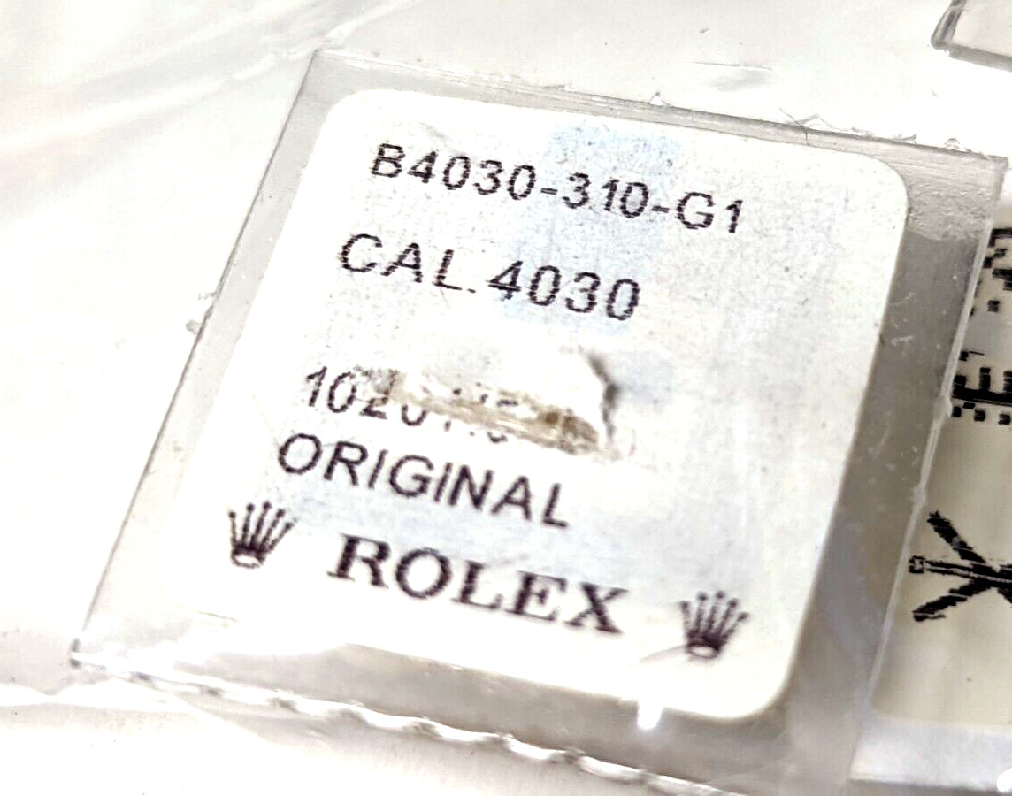 Genuine Rolex cal 4030 310 Barrel and Arbor, watch part, NEW-SEALED