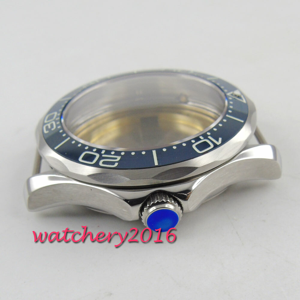 Fits NH35A Miyota 8215 DG2813 ETA2824 PT5000 Sapphire Watch Case Ceramic 41mm