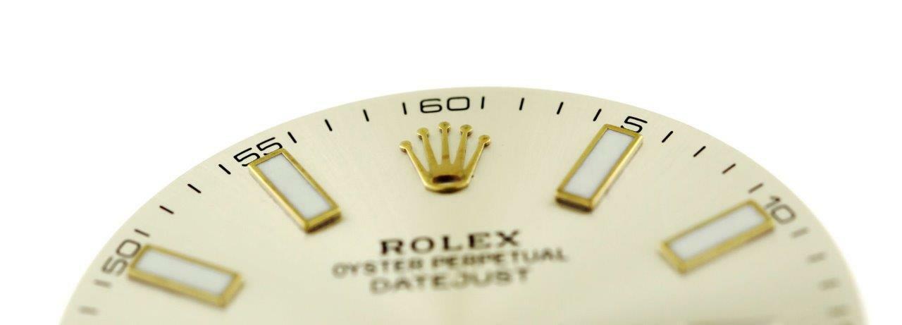 Original Men’s Rolex Datejust II 41mm 116303 116333 Rhodium Stick 2/Tone #N38