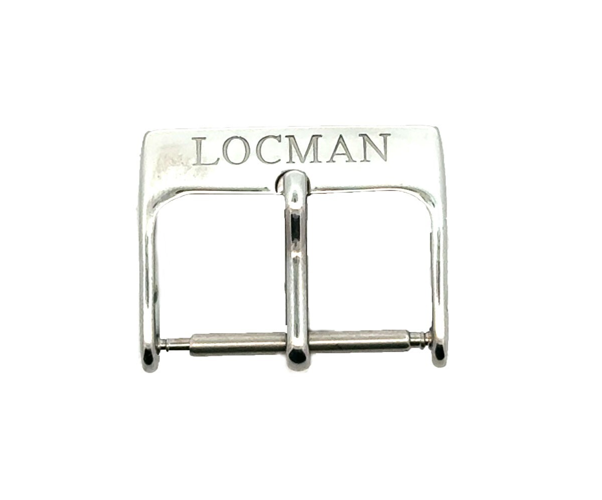 18mm Locman Men’s Stainless Steel Buckle Clasp