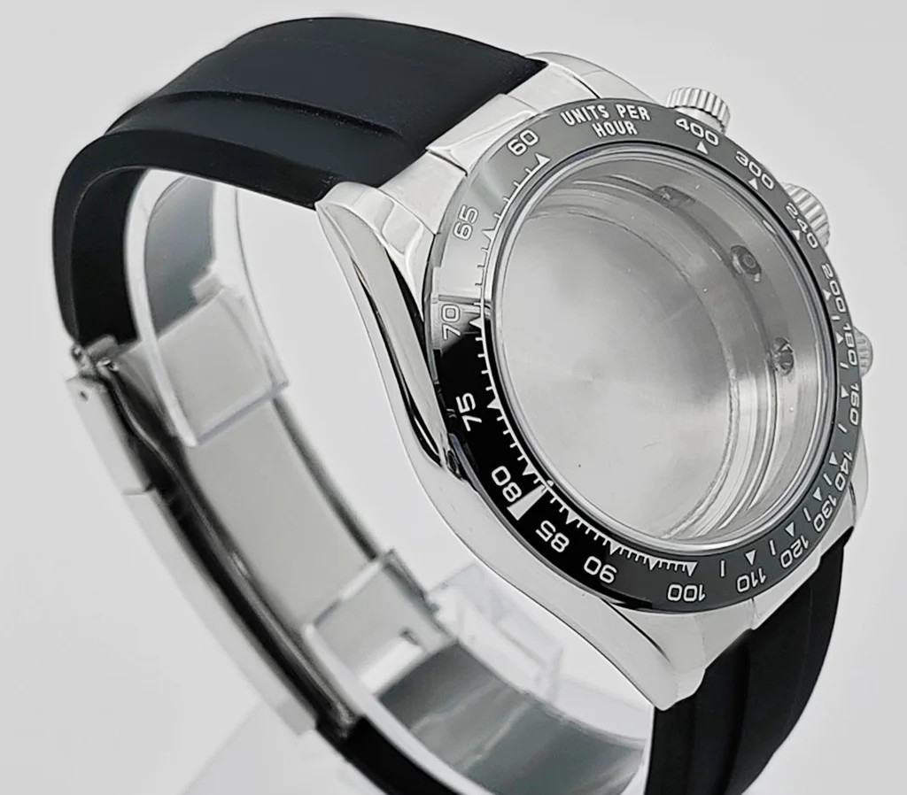 VK63 Watch Case 39mm Stainless Steel Silver Gold Color with Strap