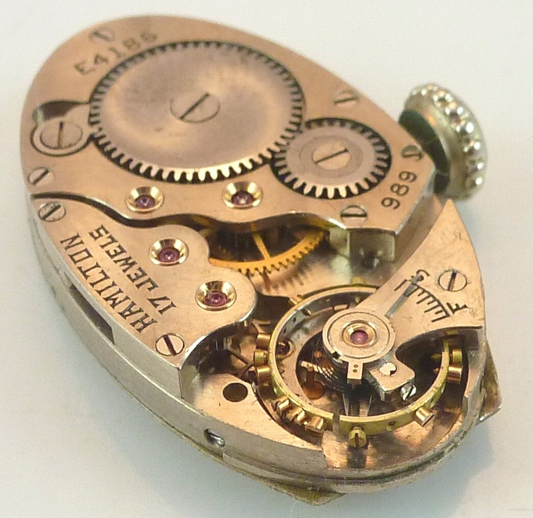 Vintage Hamilton 989 Mechanical Wristwatch Movement – Parts / Repair