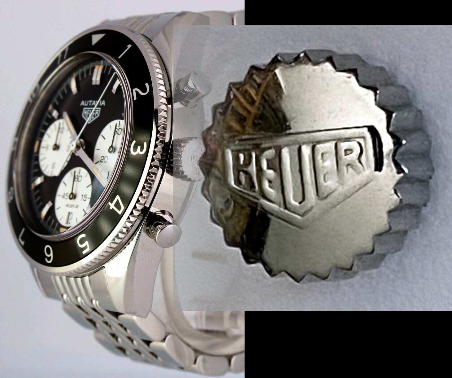 TAG HEUER ACTAVIA CBE2110 Stainless Steel Crown Unused Factory Part.