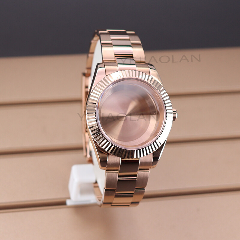 36mm/39mm Watch Cases Oysters strap Sapphire Glass For Seiko nh35 nh36 Movement