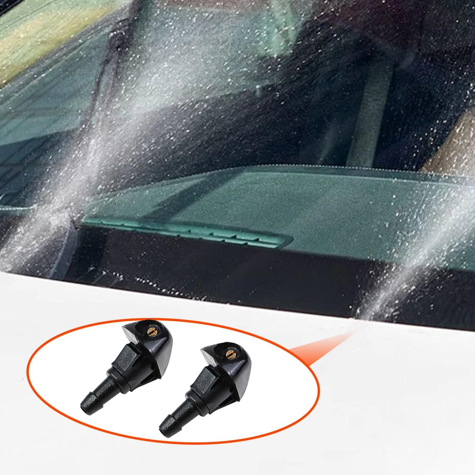 Windshield Washer Nozzle Kit Compatible with Honda Acura Civic 1987-2005 CRV …