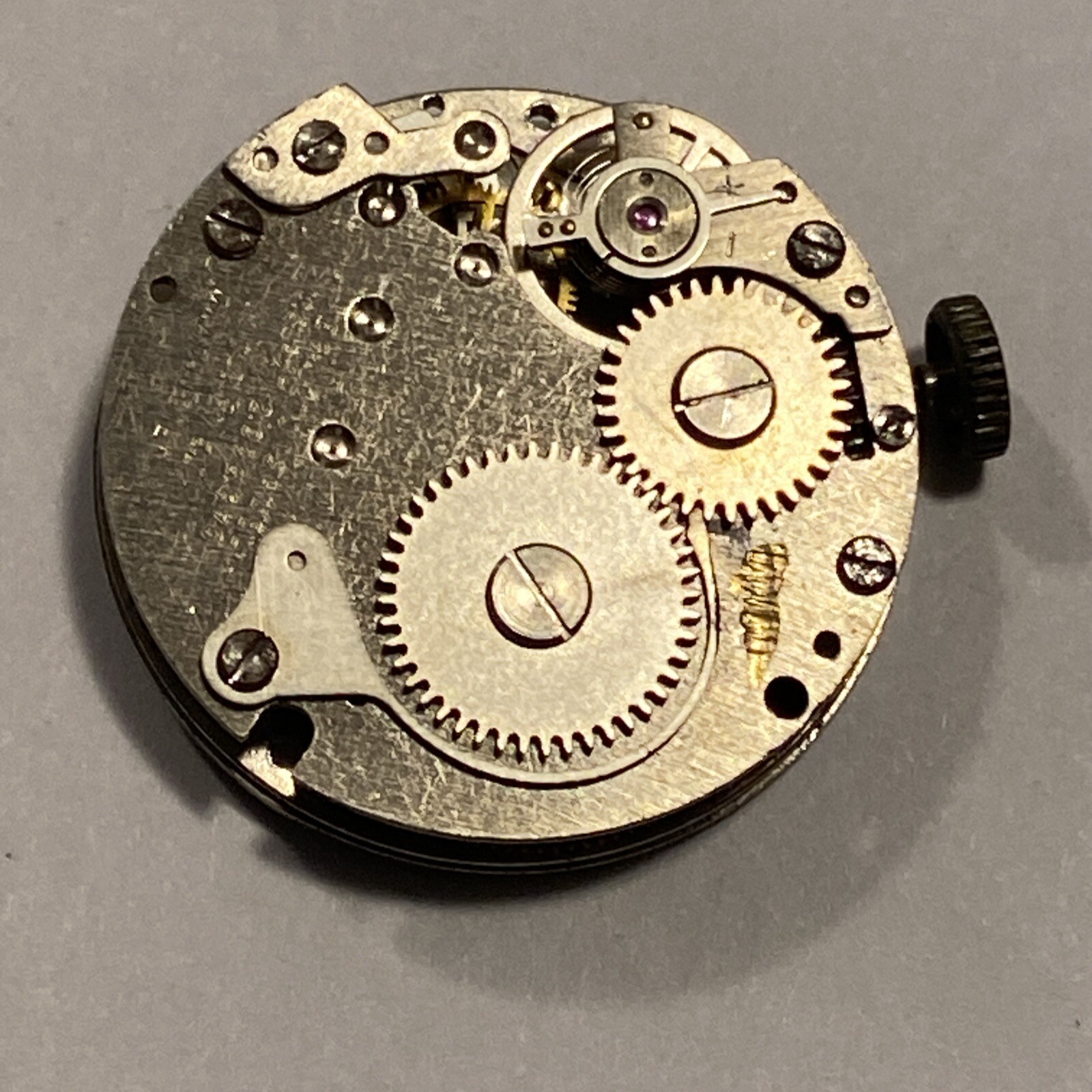Rega LTD Israel Watch Co. Movement 1 Jewel Character Watch For Parts Good Staff