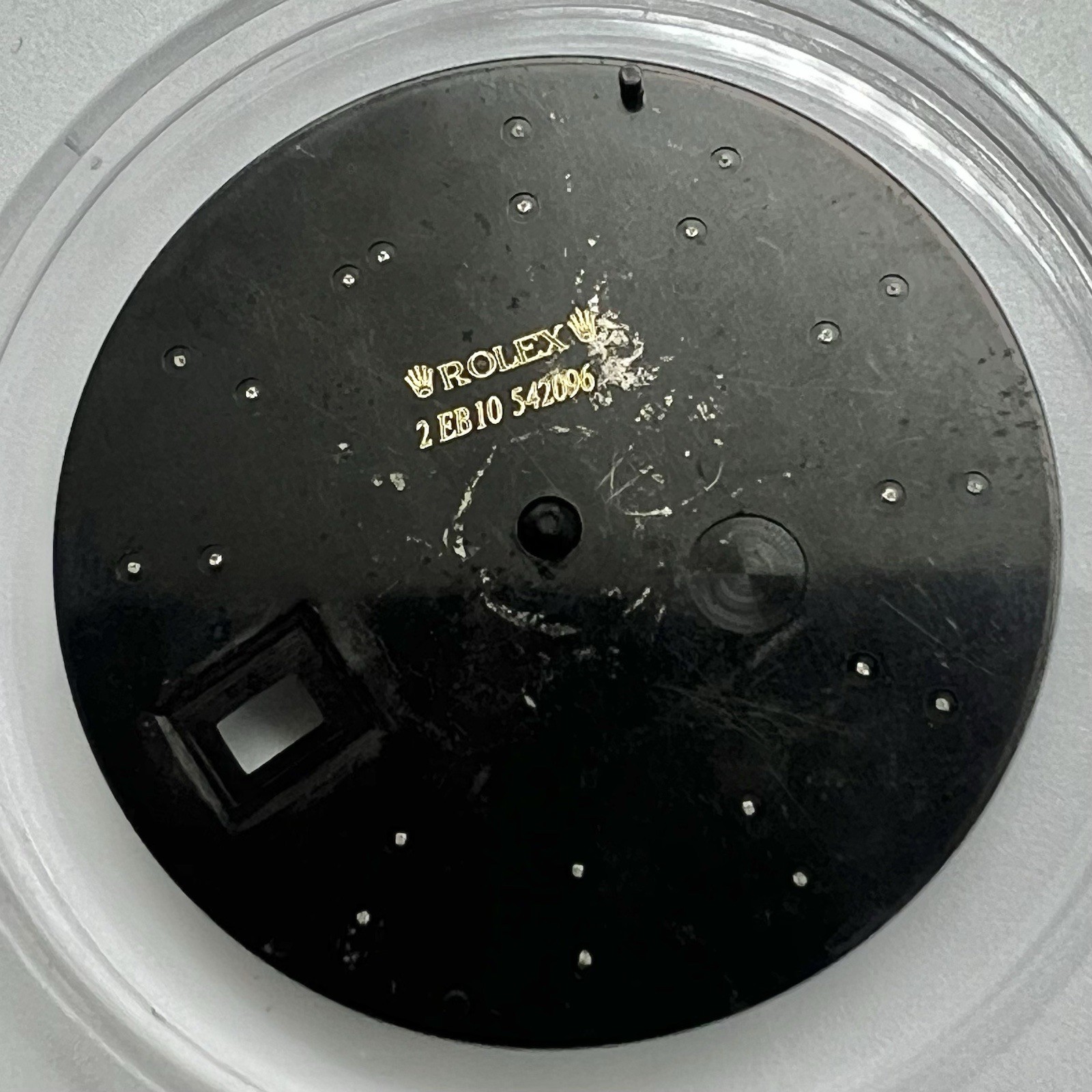 Rolex FACTORY Original Black Index Dial for 41mm Steel Datejust II 116300 116334