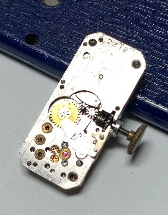 1930 Waltham USA Ladies 17 Jewels Caliber 400 Dainty Baguette Movement- 4 Parts!