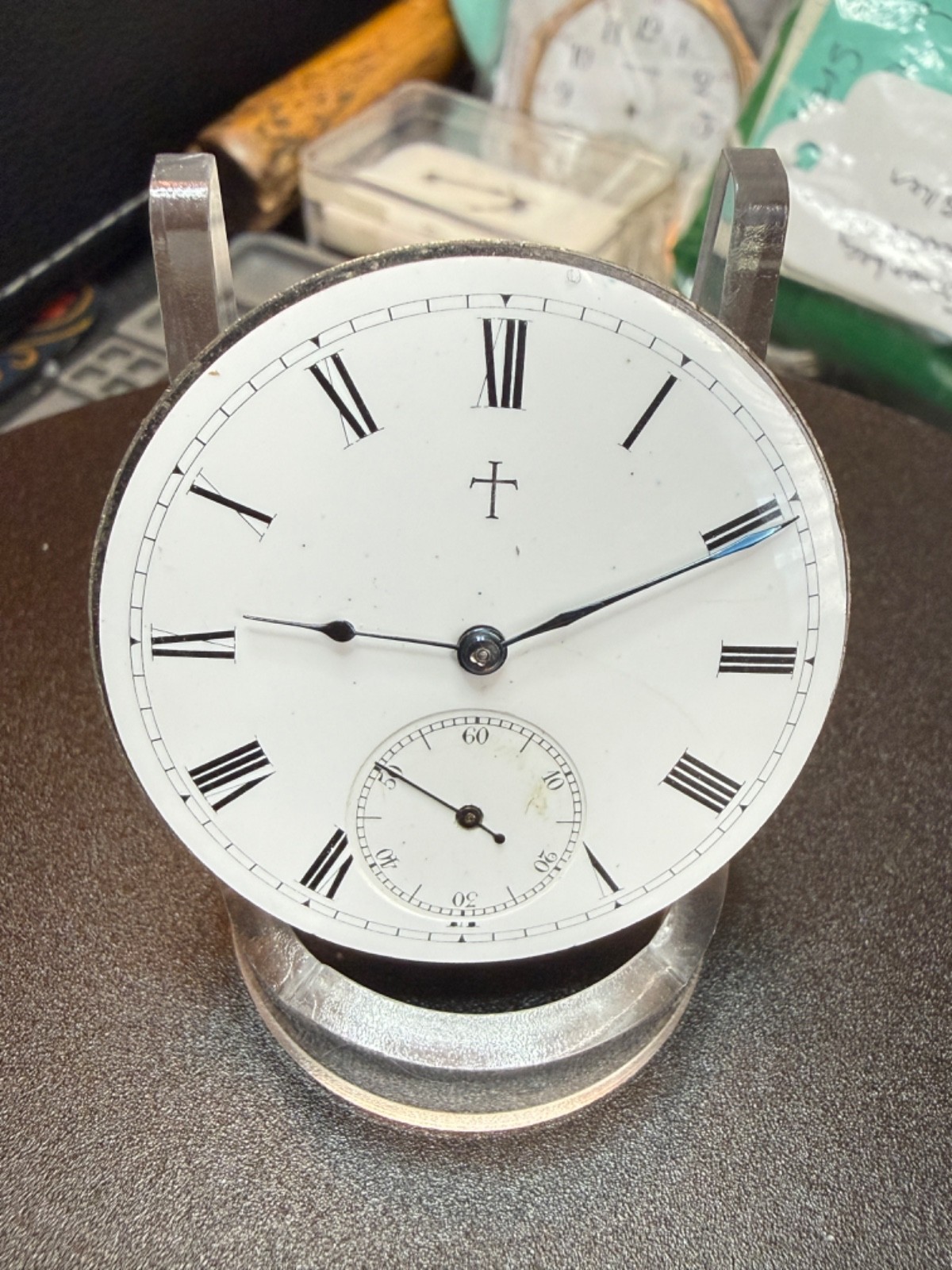 For Parts / Project: Vintage Ingersoll Trenton, Pocket Watch Movement, 1900-1913