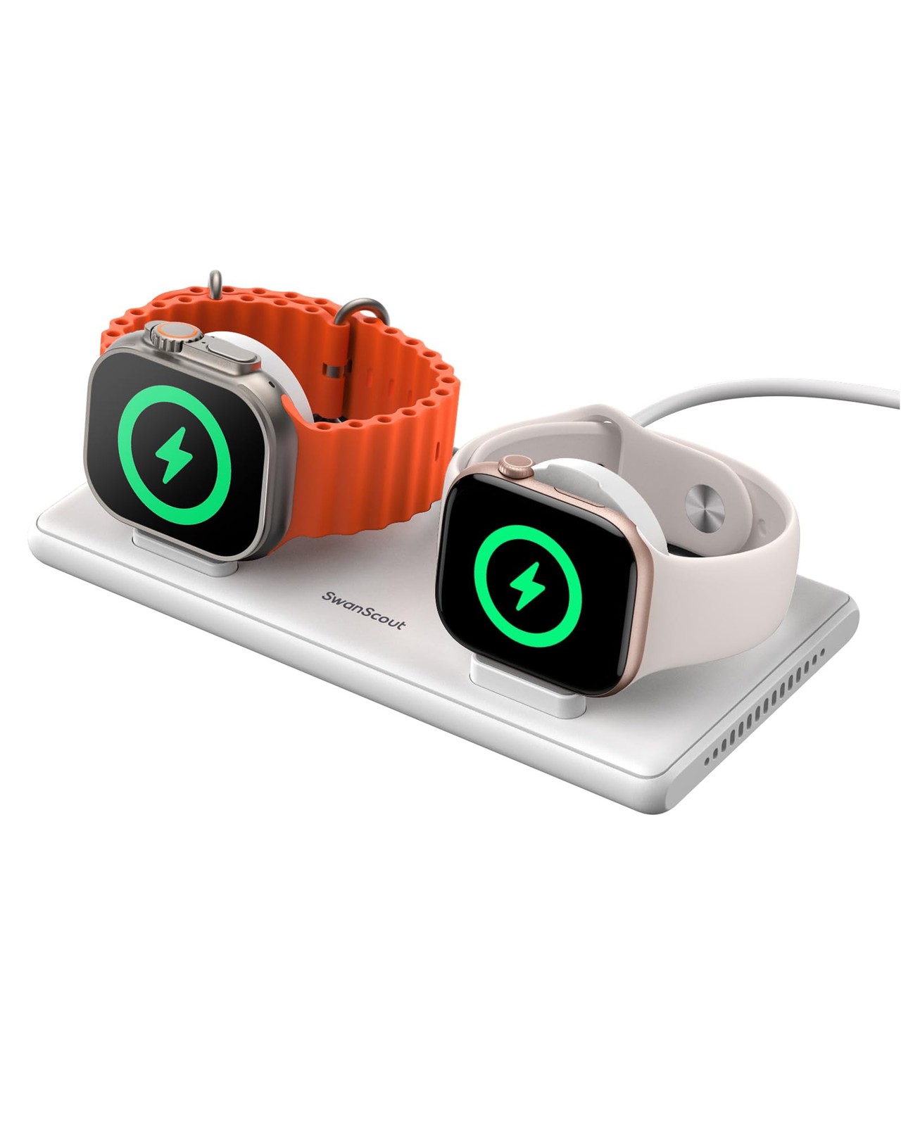 Dual Charger for Apple Watch 11/Ultra 3/SE 3/Ultra 2/Ultra/SE 2/SE/10/9/8/7/6…