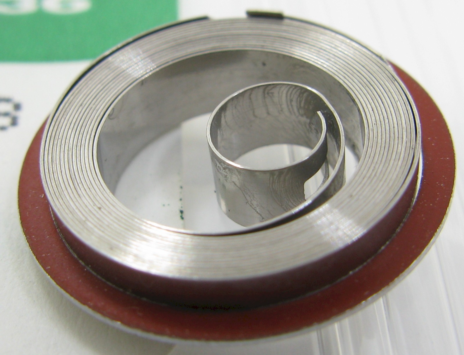 Elgin 18s LaRose 039335 001AB T end watch Mainspring 1 piece * white alloy