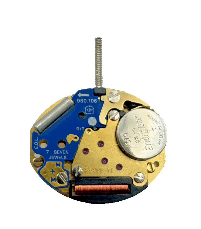 Eta 980.106 Quartz Movement For Lorenz Original Refurbished Vintage Swiss Made