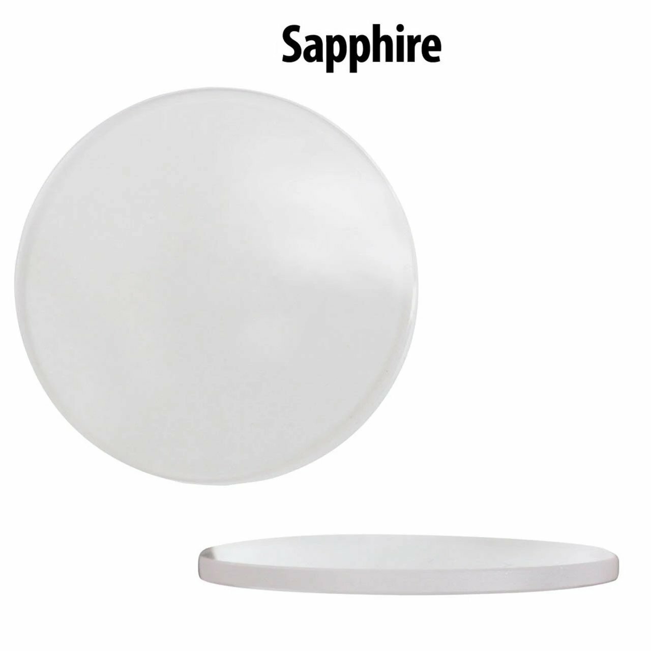 Watch Sapphire Crystal Flat Dia 27.5mm and Thickness 1.5mm for Women Watches