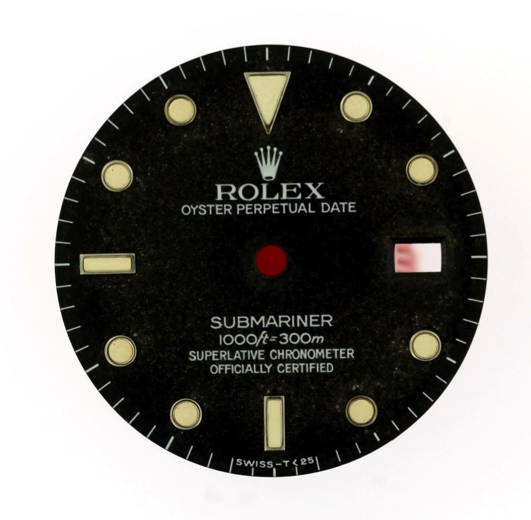 Vintage Men Rolex Submariner Date 40mm Black Tropical Dial 16800 16610 S/S #F7