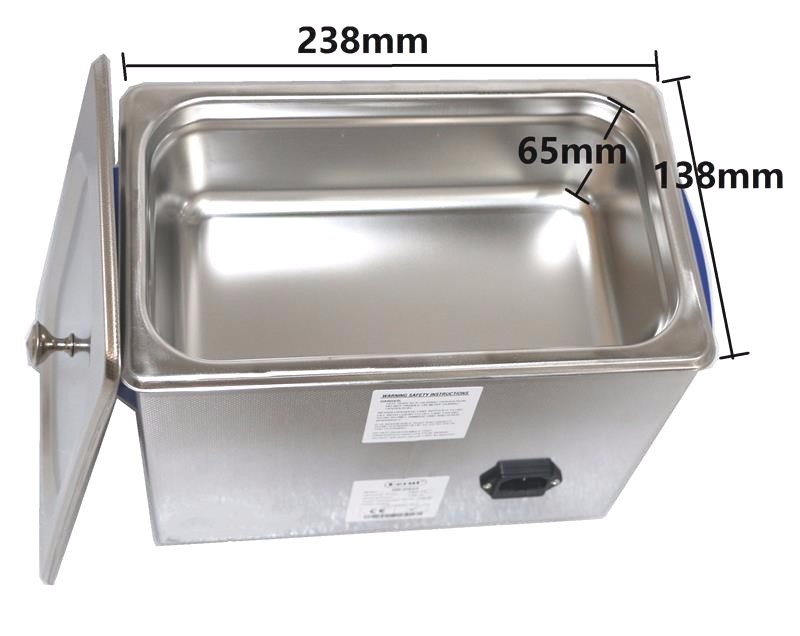 2.2L Lab Digital Degas Touch Control Ultrasonic Cleaner 120W 40Khz DR-LD22