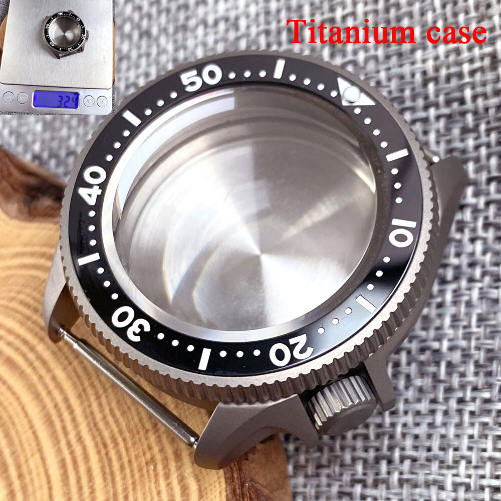 20ATM Waterproof Dive Case 37mm Titanium Watch Case SKX013 For NH35 NH36 PT5000