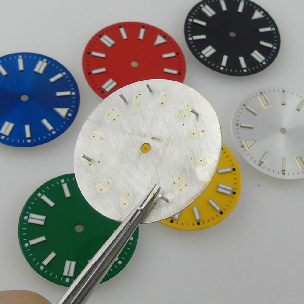 31mm/28.5mm Watch Dial +Hands For NH35 Miyota8215 ETA 2836 2824 DG2813 Luminous