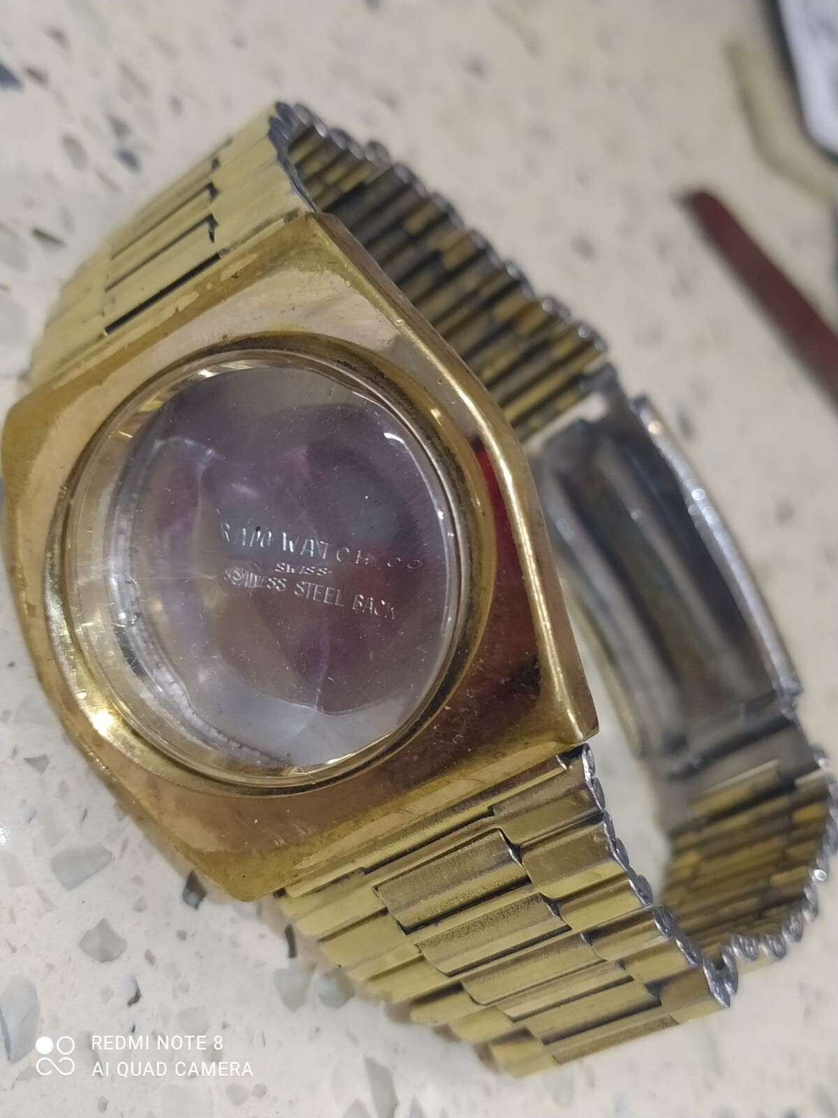 RADO VOYAGER AUTOMATIC Gold Tone CASE Ref 636.3082.2 & bracelet Rado 2836