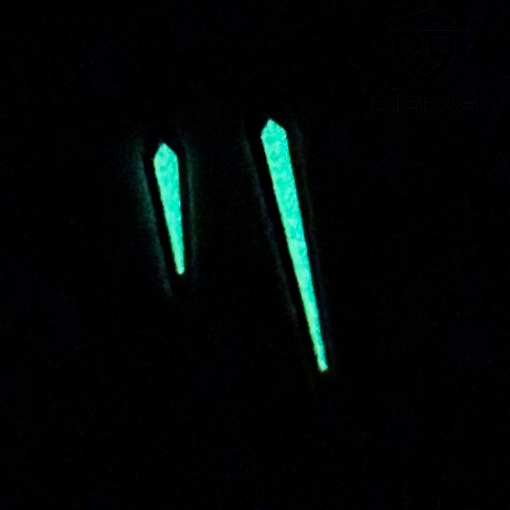 7.5mm X 12mm X 12.5mm Green Luminous Fit VH31 Quartz Movement Watch Accessories