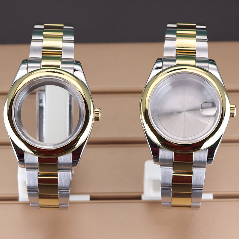 36mm/40mm Watch Case Oyster Bracelet Strap Cyclops Sapphire Glass Sky Overlord