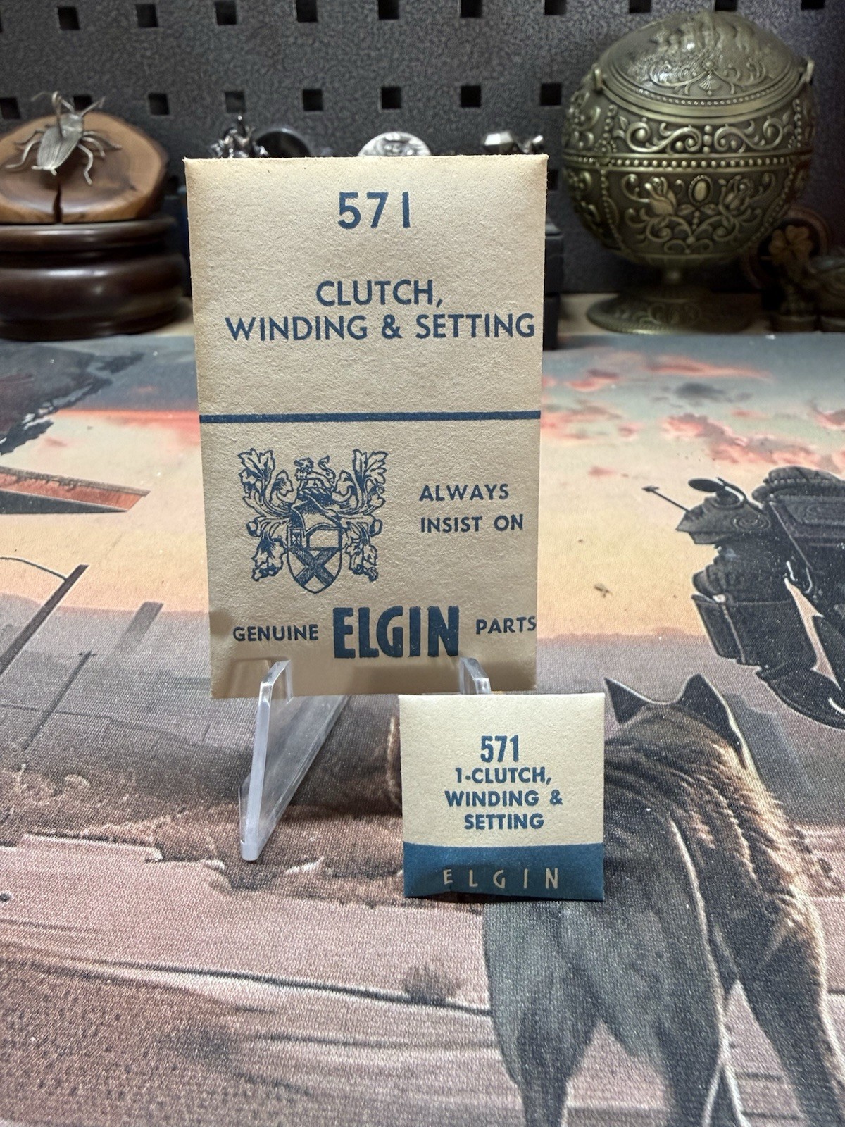 Elgin 557 Clutch, Winding & Setting