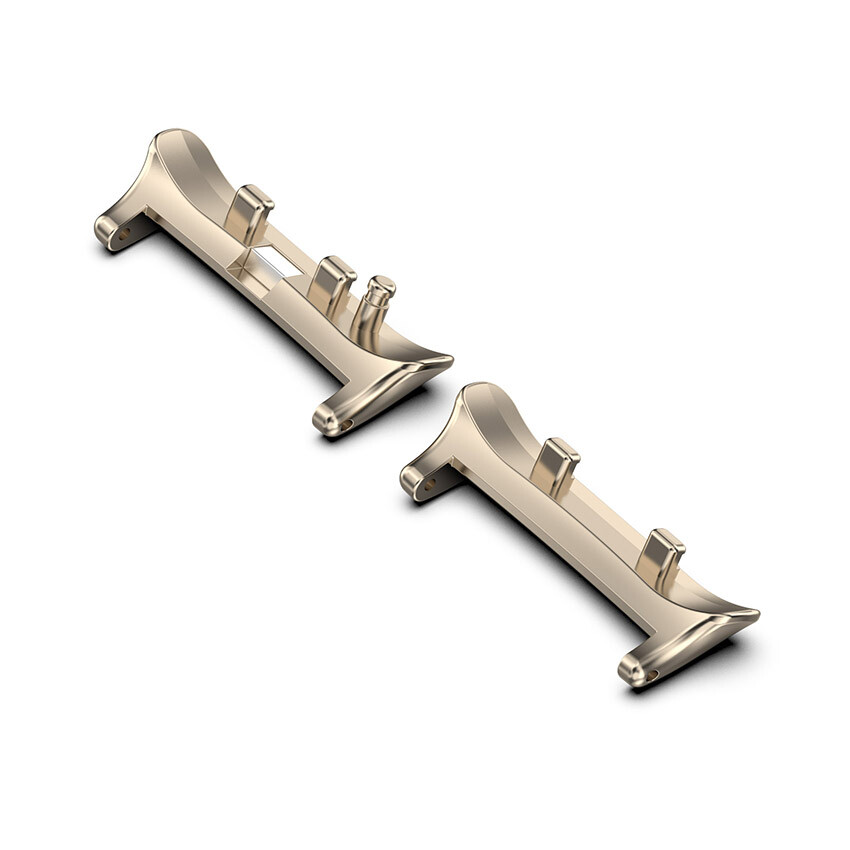 2pcs Strap Connectors Adapter Head Grain End Link ID 22MM for HUAWEI Watch D2