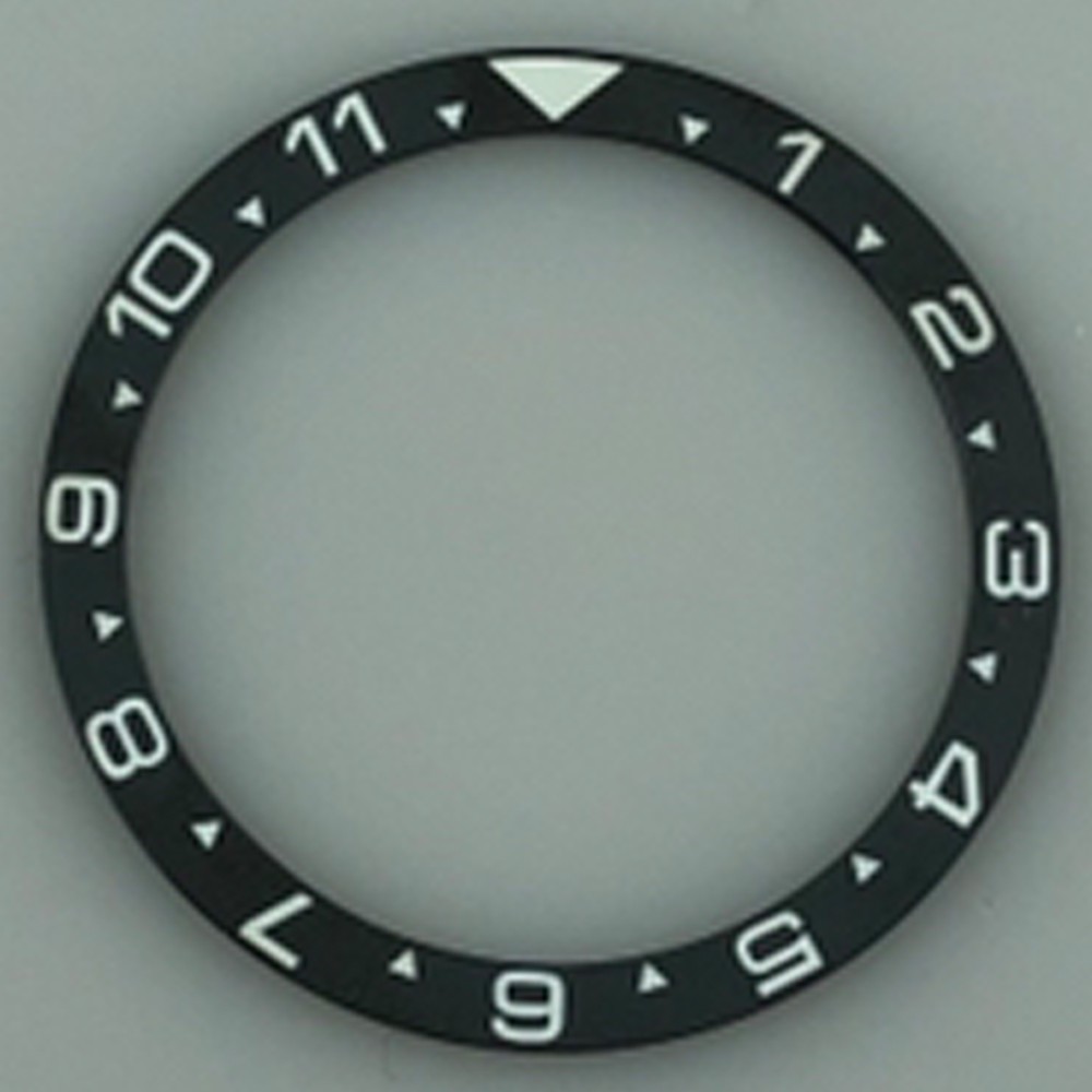 38mm*31.5mm Ceramic/Stainless Steel Bezel Green Gray Black Blue Watch Parts