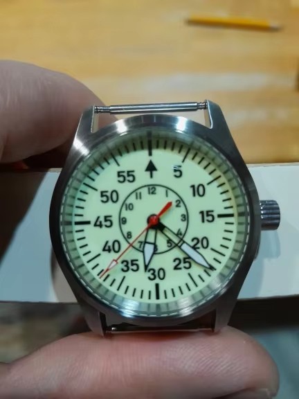 Pilot Watch Case 36mm 39mm 200m Waterproof PVD For NH34 NH35 NH36 ETA PT5000