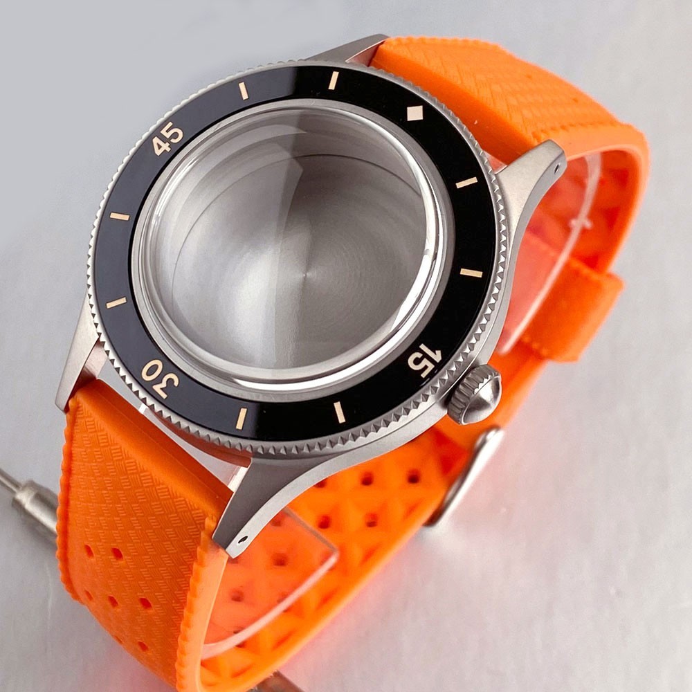 Retro 40mm Sapphire Watch Case For Fifty Fathoms NH35 NH36 ETA2824 Miyota8215