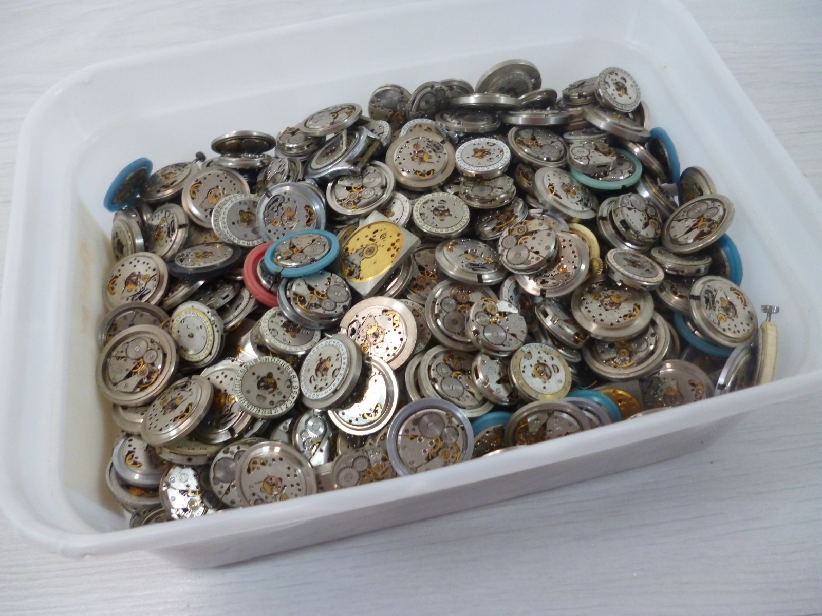 Job Lot 15 x randomly selected Broken Watch Movement Steampunk Craft Making