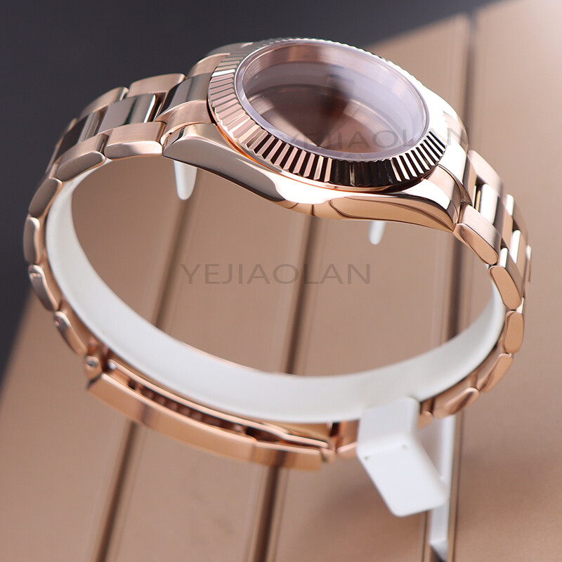 36mm/39mm Watch Cases Oysters strap Sapphire Glass For Seiko nh35 nh36 Movement