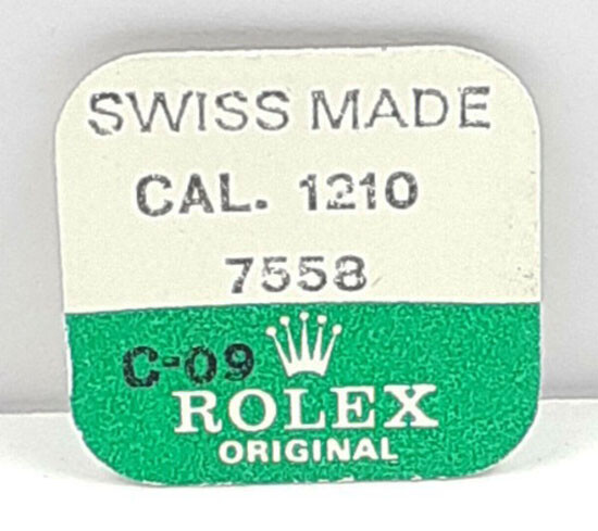 Original Rolex Spare Part # 7558 Caliber 1210 Click Sealed NOS