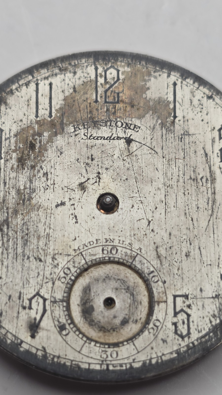 1922 New York Standard 10s 15j Model K Pocket Watch Movement For Repair/Parts