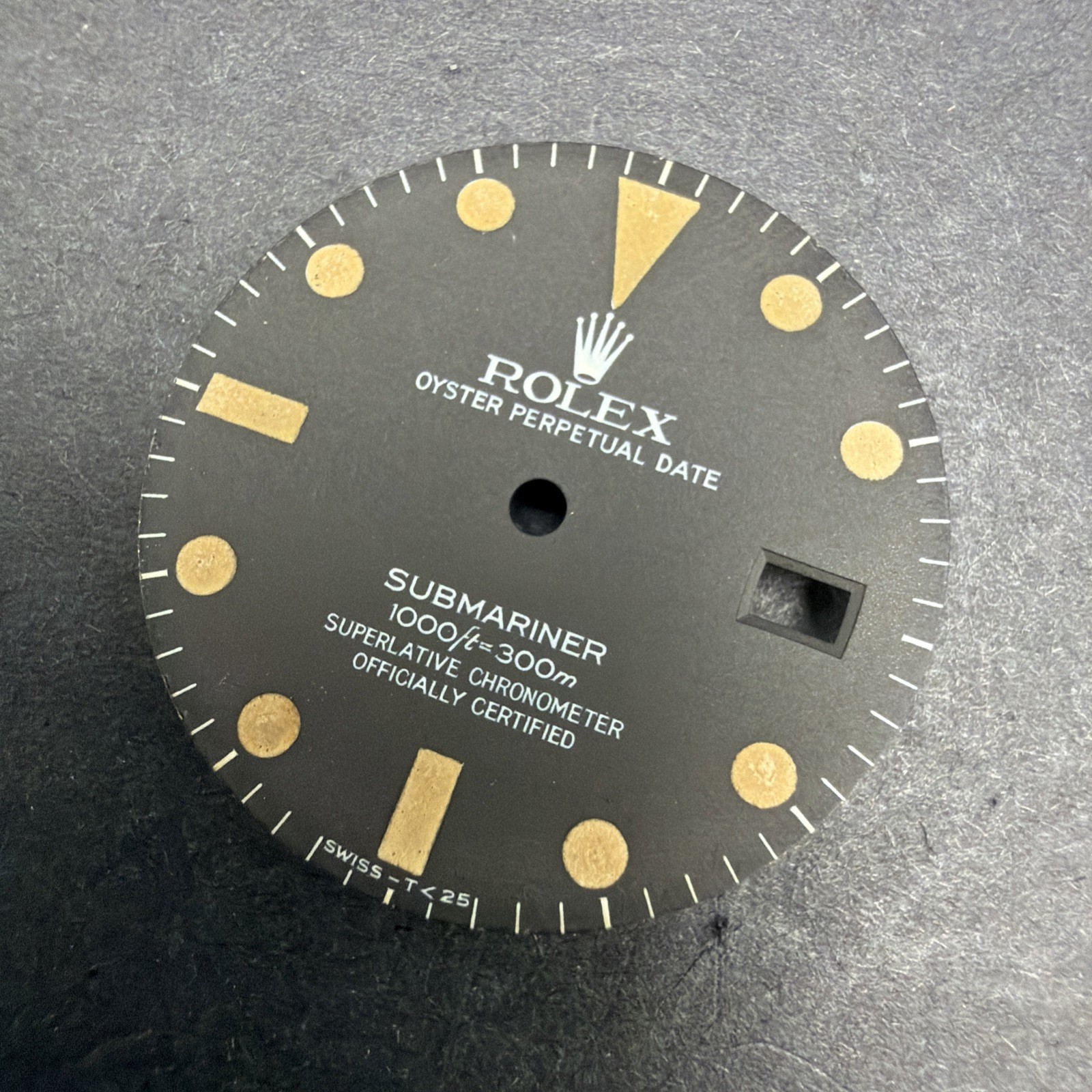 Vintage Rolex Submariner 16800 Matte Dial Original Tritium Pumpkin Patina 80s