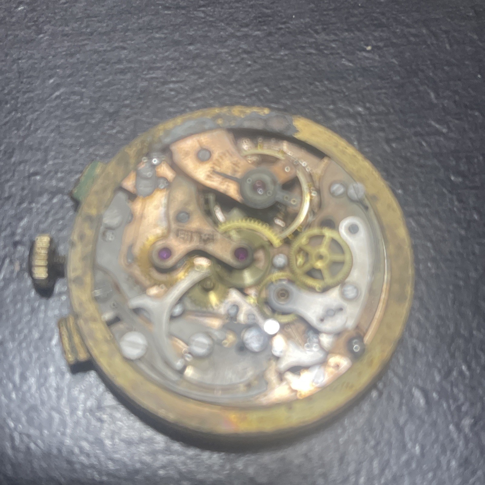 Vintage Chronograph walker ferrotex Movement & Dial Nobiles Swiss M