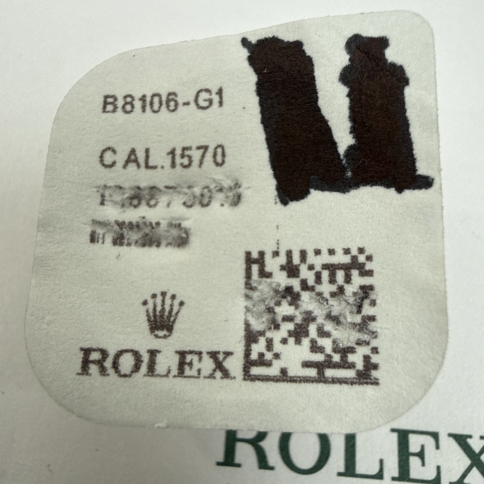 GENUINE Authentic Rolex 1556 1570 1575 8106 Balance Wheel Complete New Seal Pack