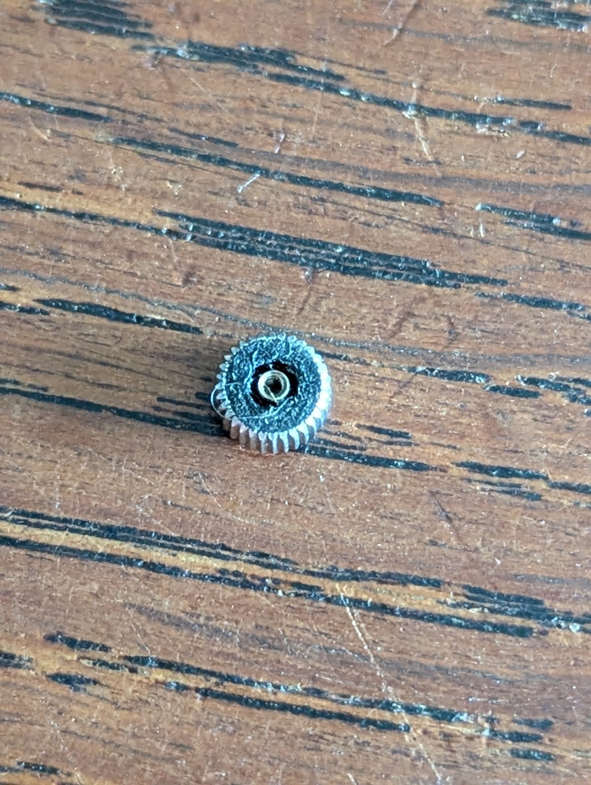Omega Watch Crown, 4.9mm X 2.7mm, Tap 9, Used, Watchmaker Part #S814