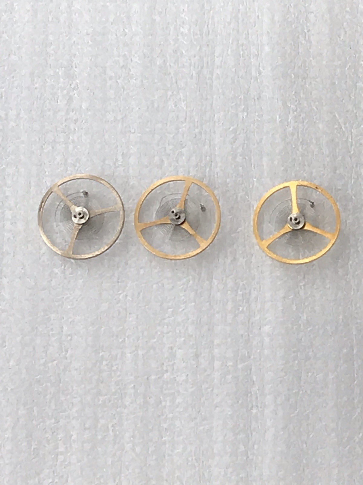 (Three) Balance Wheel’s For Poljot 3133/31659 Chronograph (NOS) USSR (3)