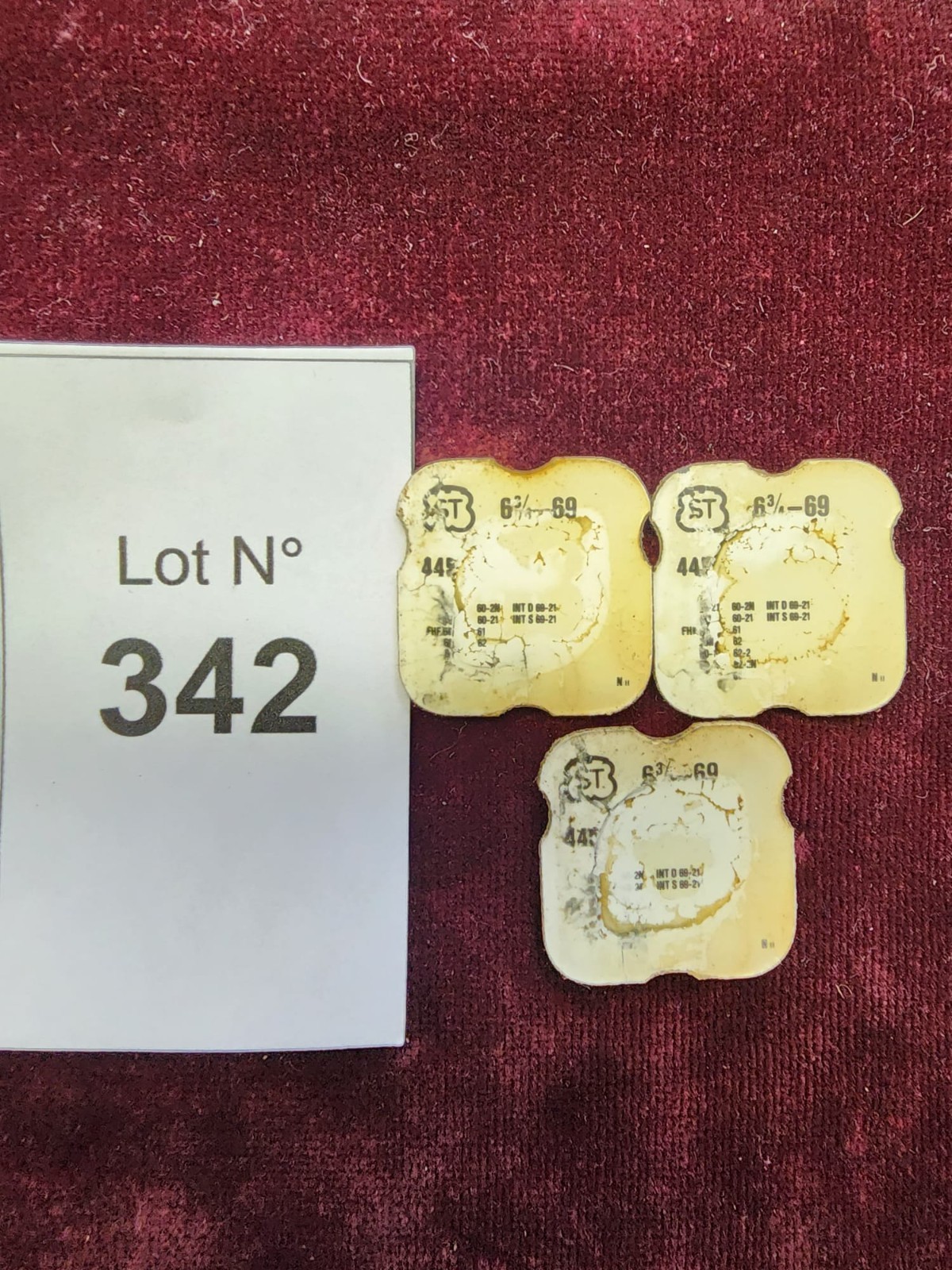 Vintage ST 6¾–69 Balance Cock Parts #445 – Swiss Watch Repair Lot (3 Packs)