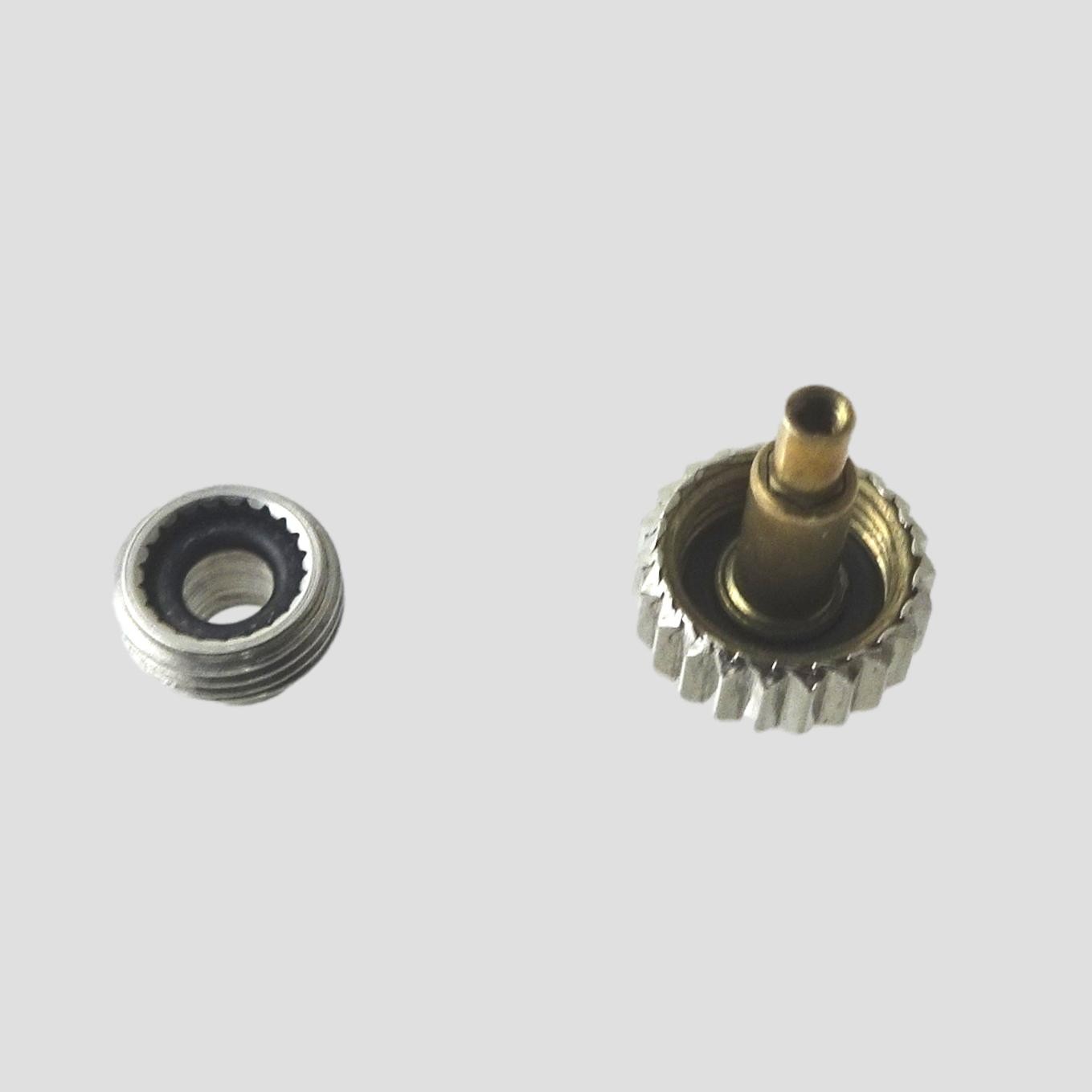 Rolex Stainless Steel Date Crown Watch Part and tube 5.3mm 1530 1570 1500B-