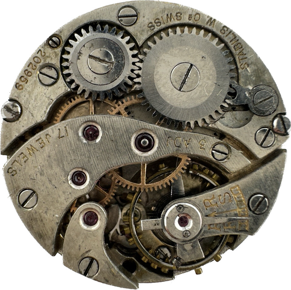 Vintage 19.5mm Stabilis 17 Jewel Mechanical Ladies Wristwatch Movement Swiss