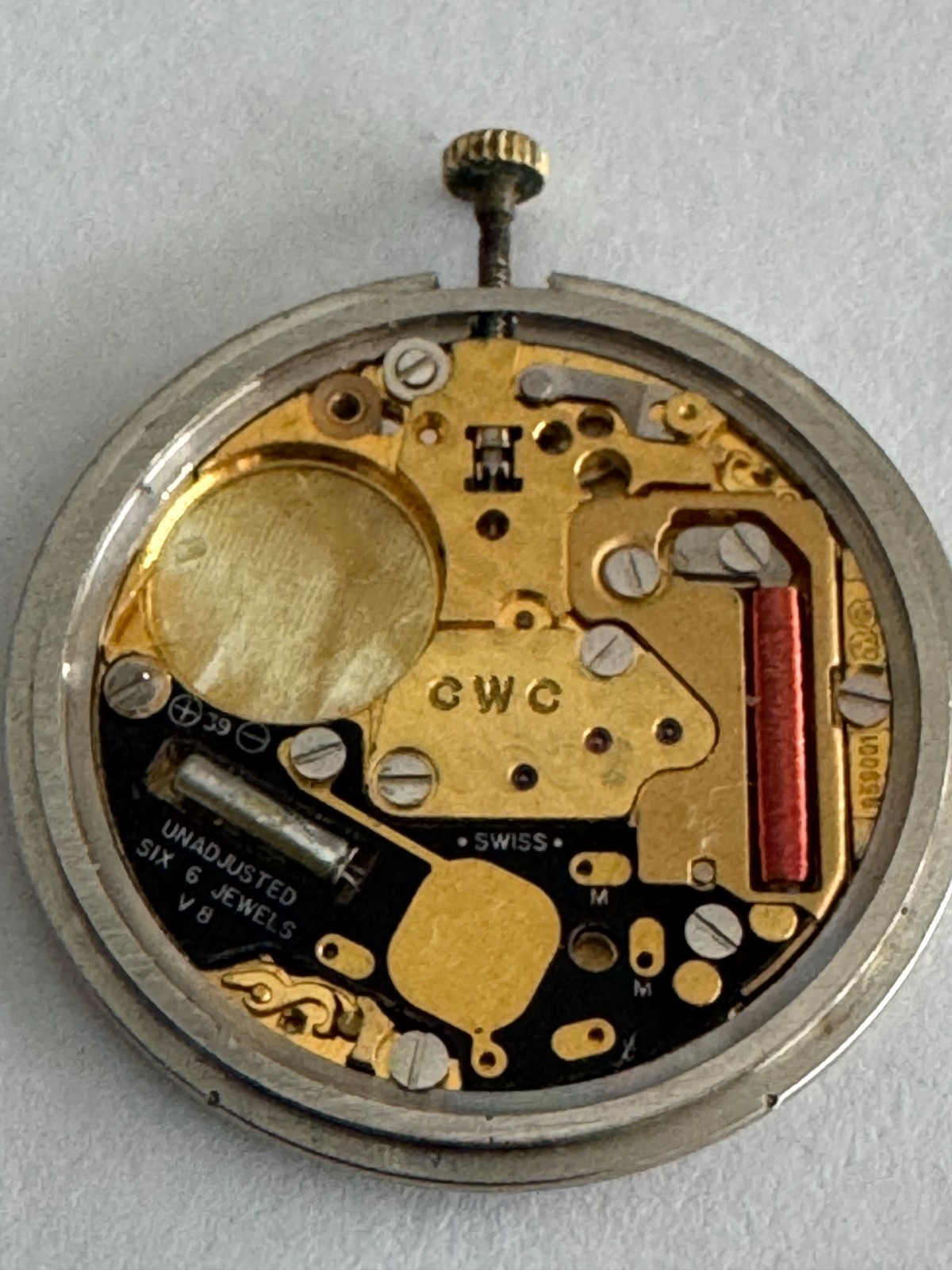 VINTAGE CONCORD WRISTWATCH MOVEMENT ETA 959.001 NON RUNNING